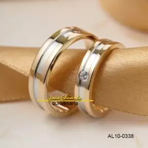 Aliança "Coração" AL10-0338